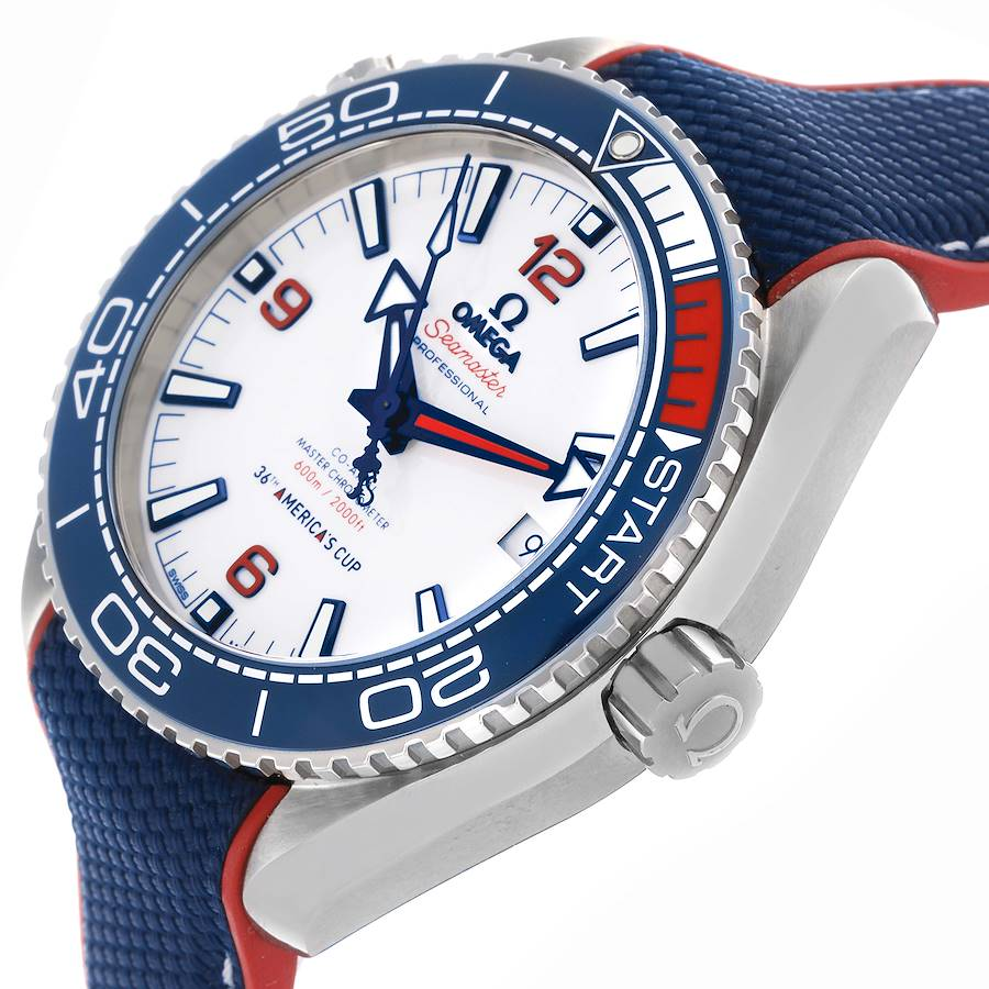 Omega Seamaster Planet Ocean America Cup Limited Edition Watch 215.32.43.21.04.001