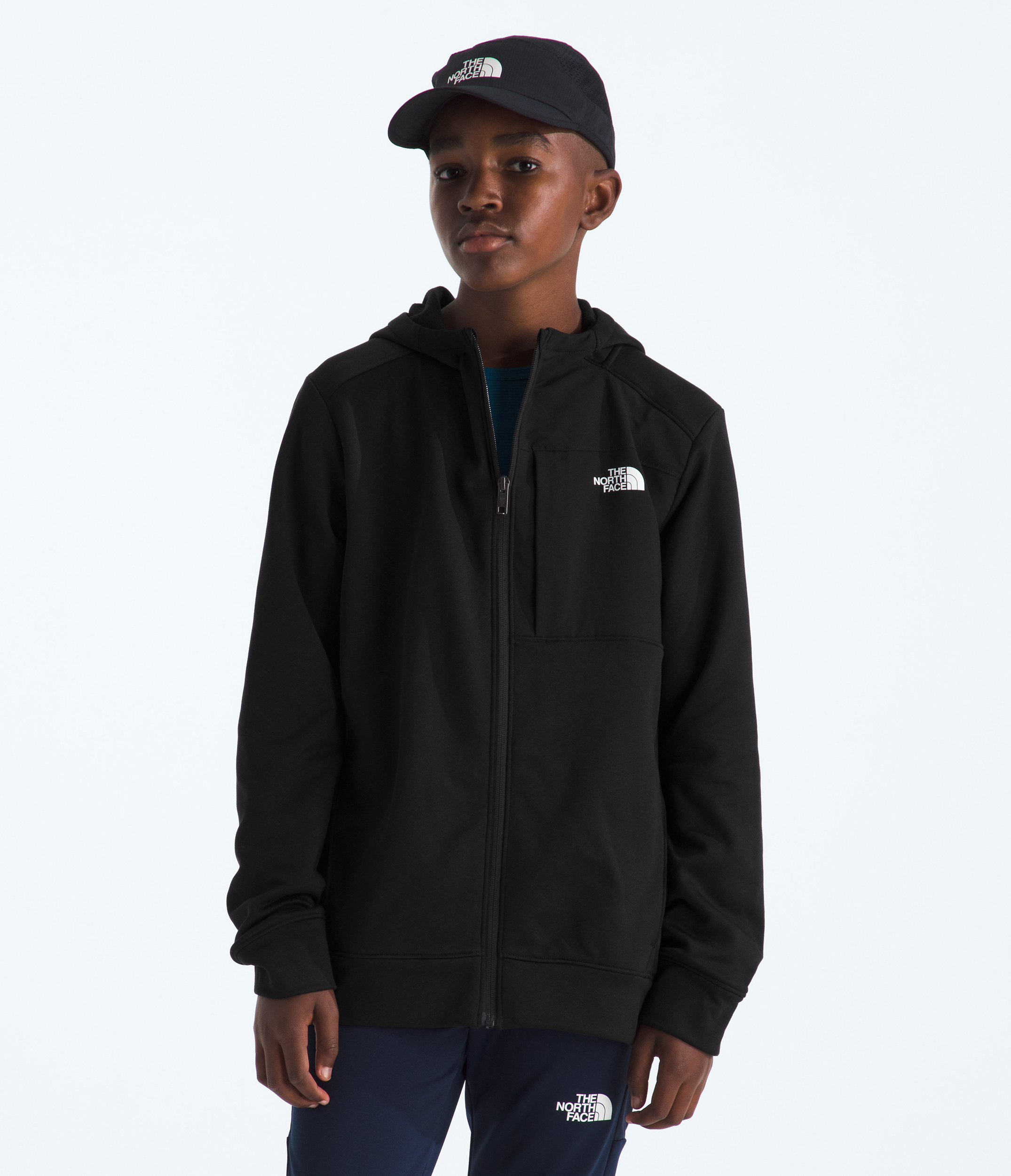 Teen TNF™ Performance Fleece Full Zip Hooded Jacket