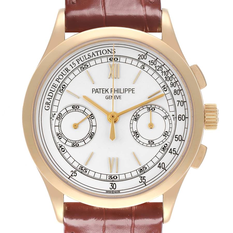 Patek Philippe Complications Chronograph Yellow Gold Mens Watch 5170