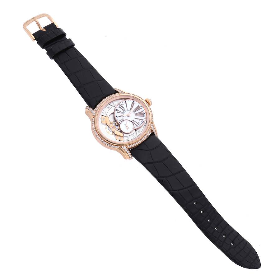 Audemars Piguet Millenary Rose Gold MOP Diamond Ladies Watch 77247OR