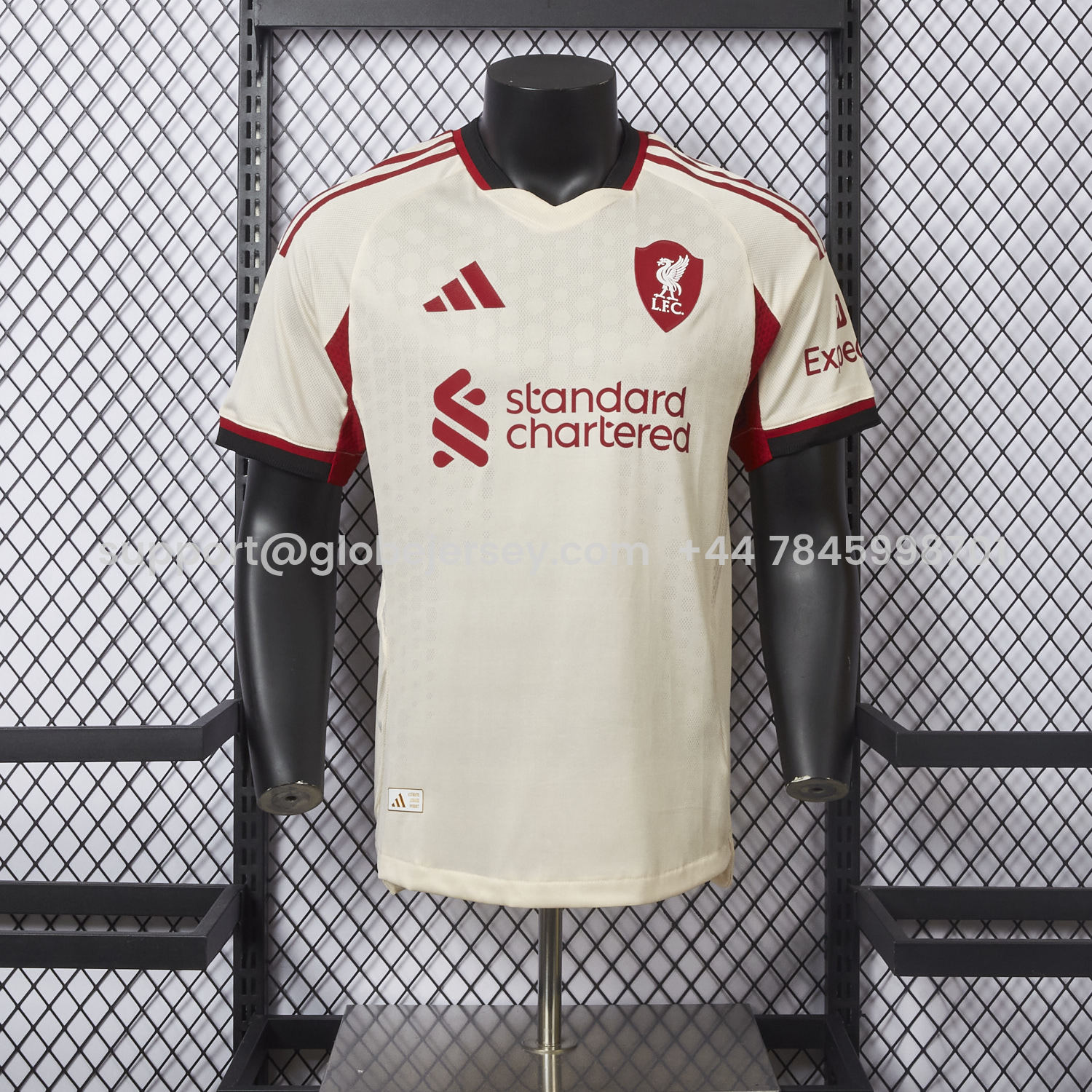 Liver.pool 25-26 Away Beige Jersey - Player Version