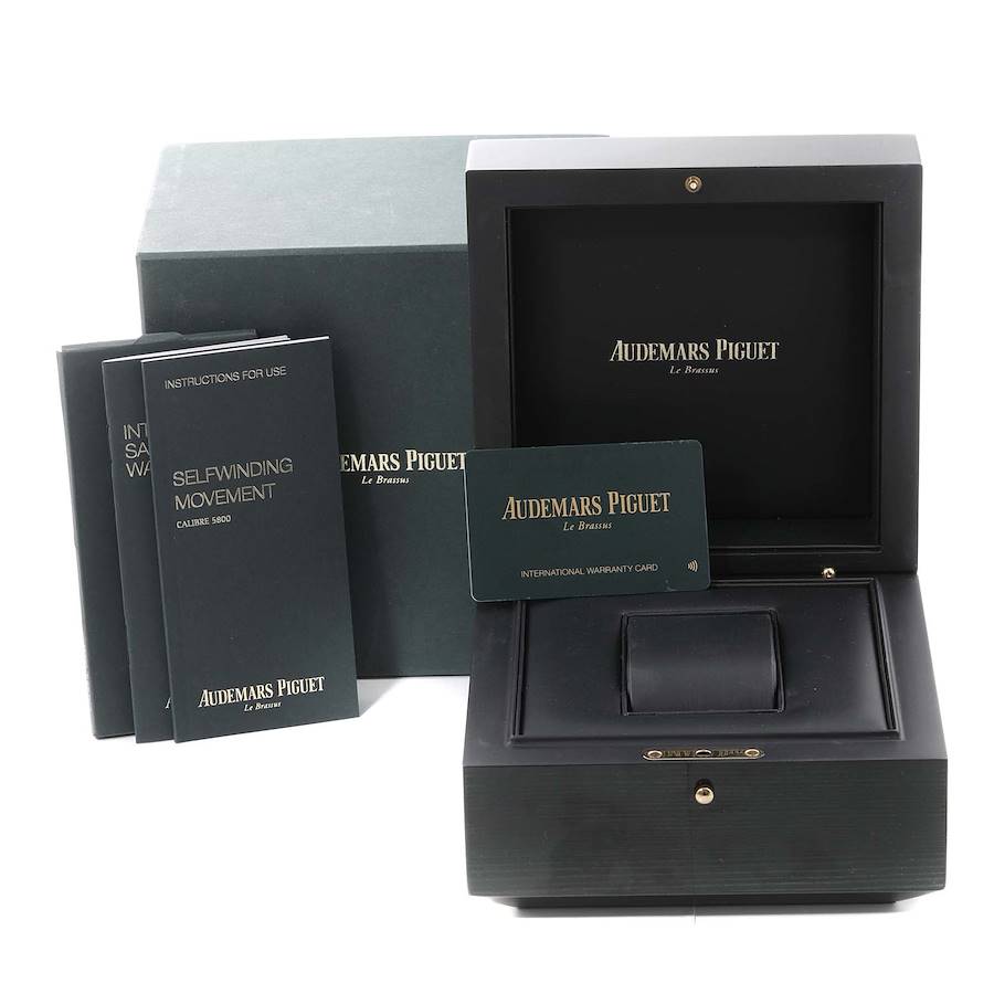 Audemars Piguet Royal Oak 37mm Steel Diamond Mens Watch 15451ST