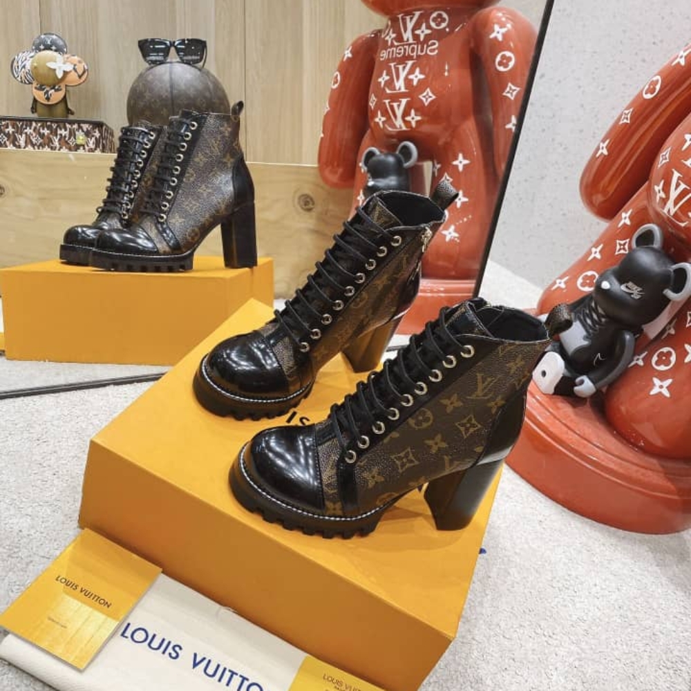 Louis Vuitton Star Trail Ankle Boot Brown 1A2Y7P