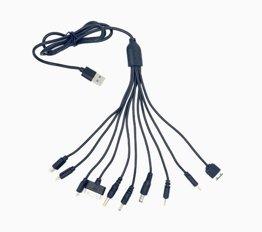 Universal 10-in-1 USB Multi-Charging Cable