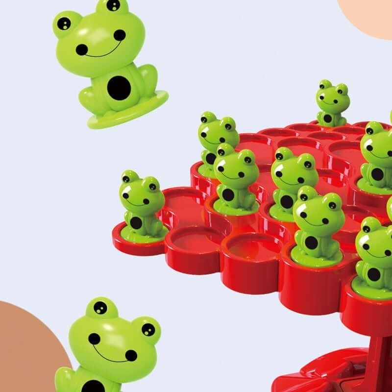 🔥Last Day Promotion 49% OFF🔥 Frog Balance Tree Double Play Parent-child Interactive Puzzle Toys