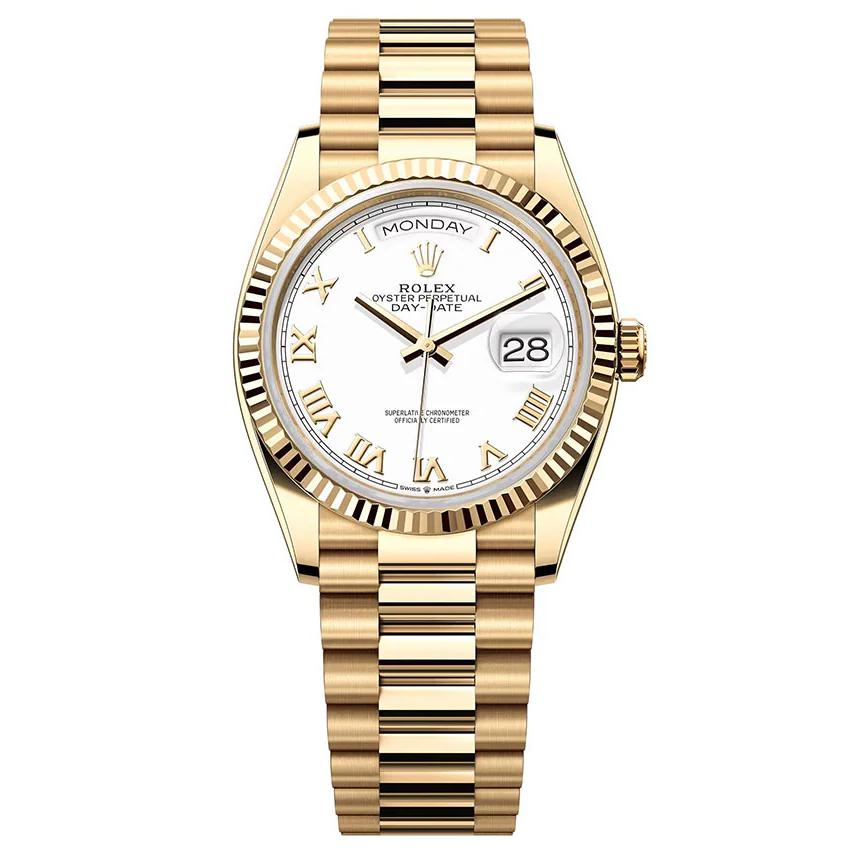 Rollie-The Crown Day-Date 128238-0076 36mm