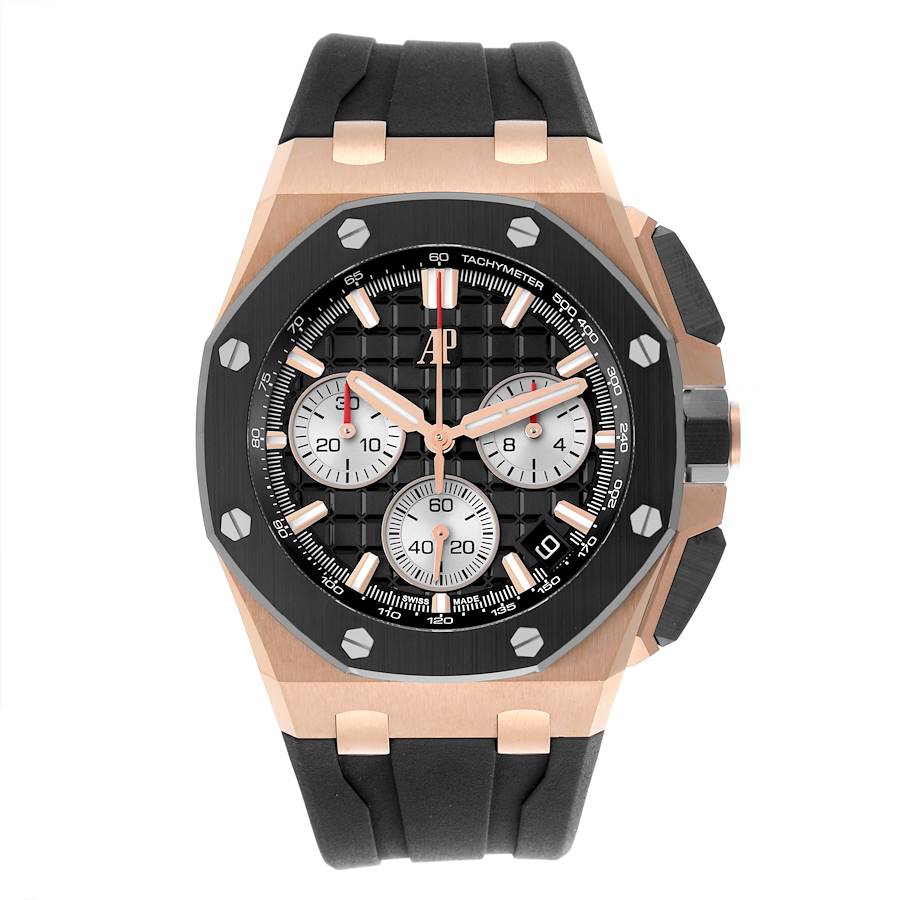 Audemars Piguet Royal Oak Offshore Rose Gold Mens Watch 26420RO