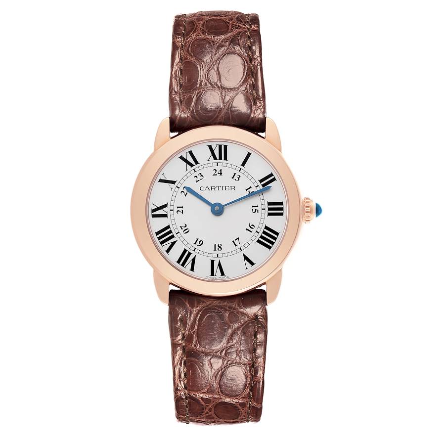 Cartier Ronde Solo Steel Rose Gold Small Ladies Watch W6701007 Papers