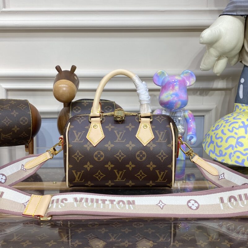 Replica Louis Vuitton Speedy Bandouliere 20 Brown