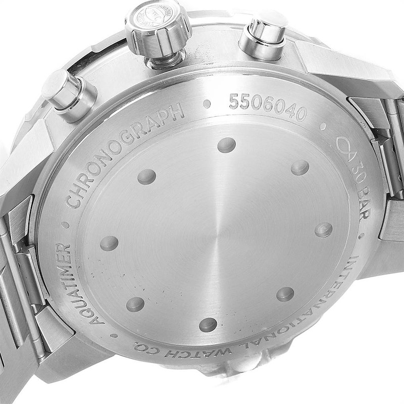 IWC Aquatimer Day Date Chronograph Steel Mens Watch IW376804