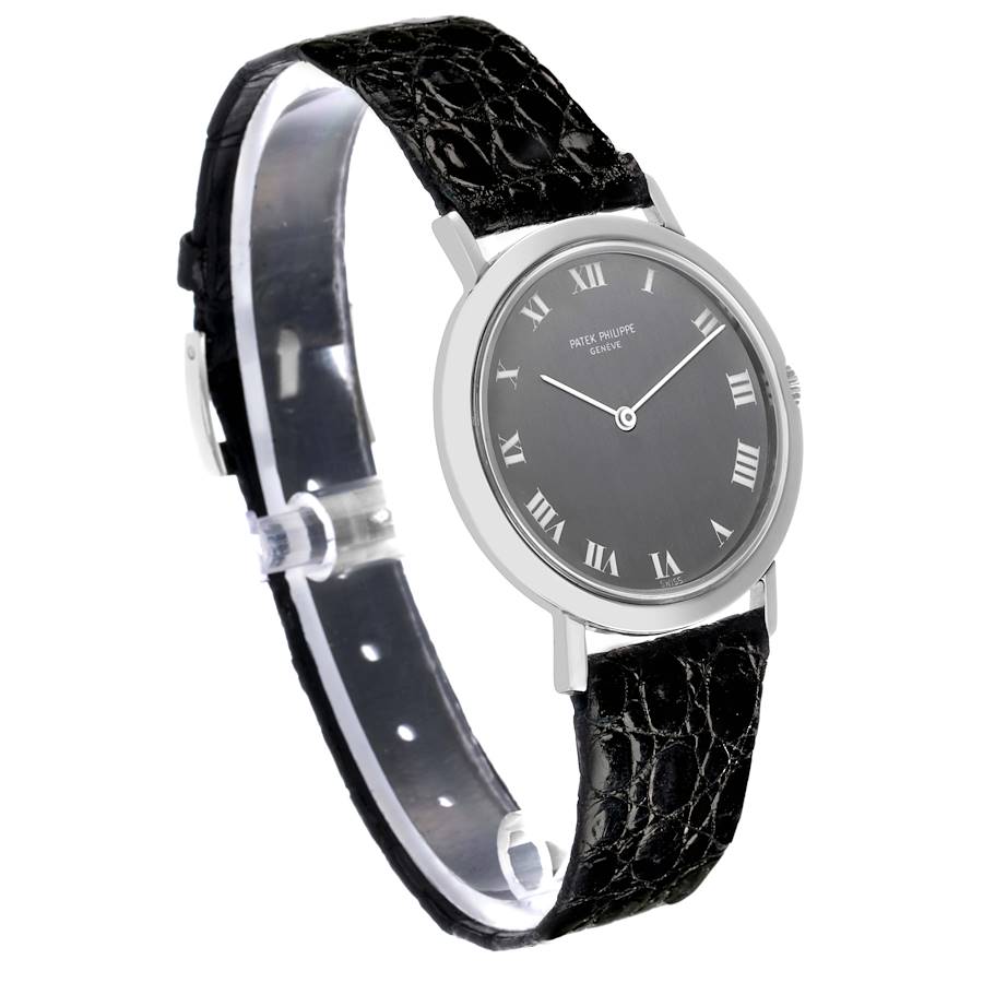 Patek Philippe Calatrava Steel Vintage Mens Watch 3509A Papers