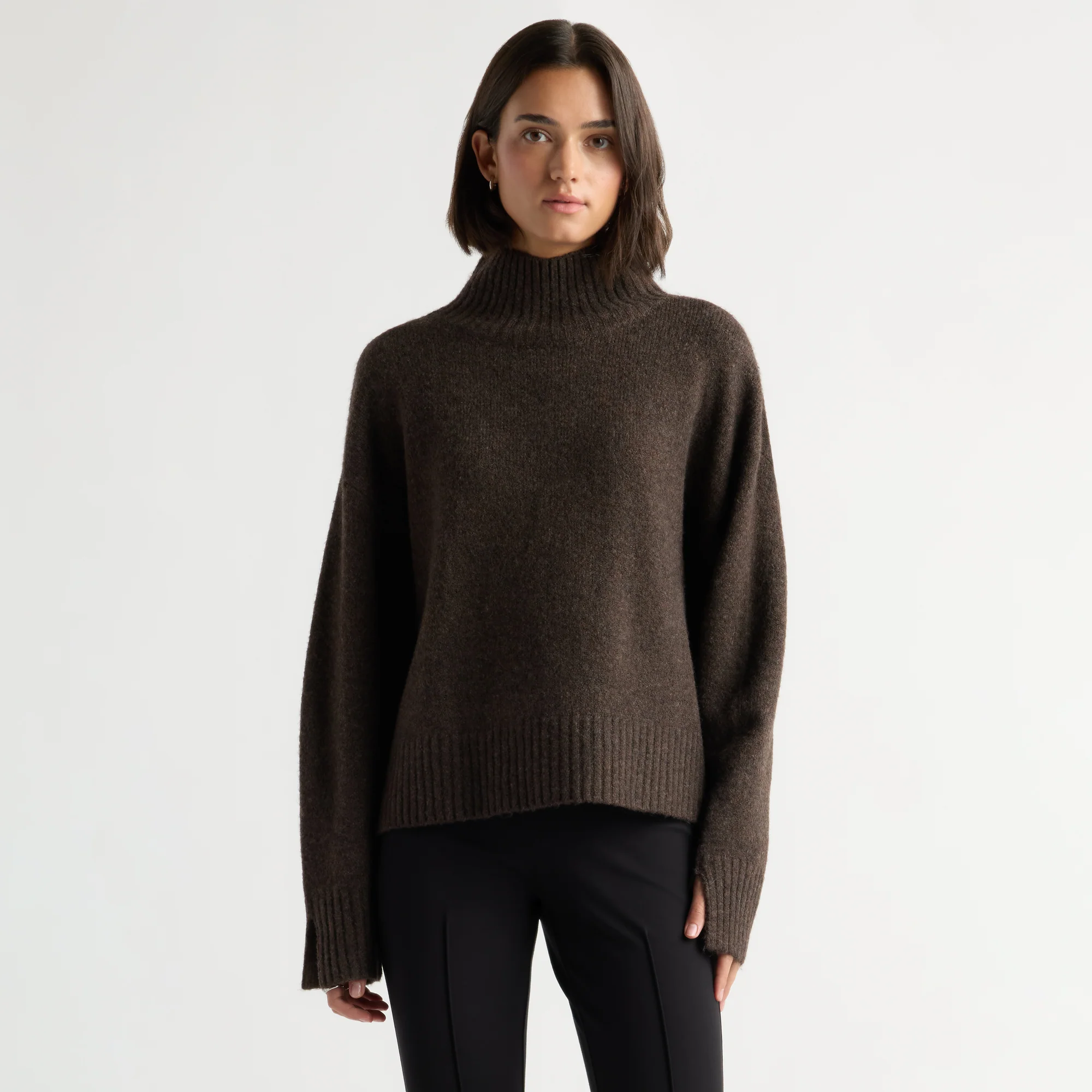 Karlie Oversized Turtleneck Sweater