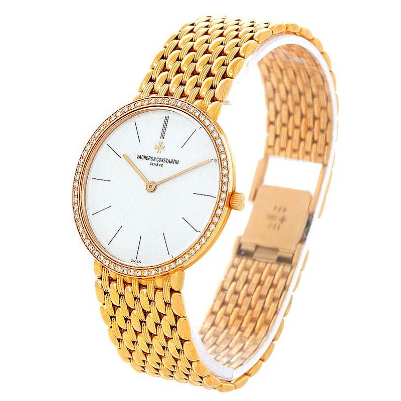 Vacheron Constantin 18K Yellow Gold Diamond Watch 33593