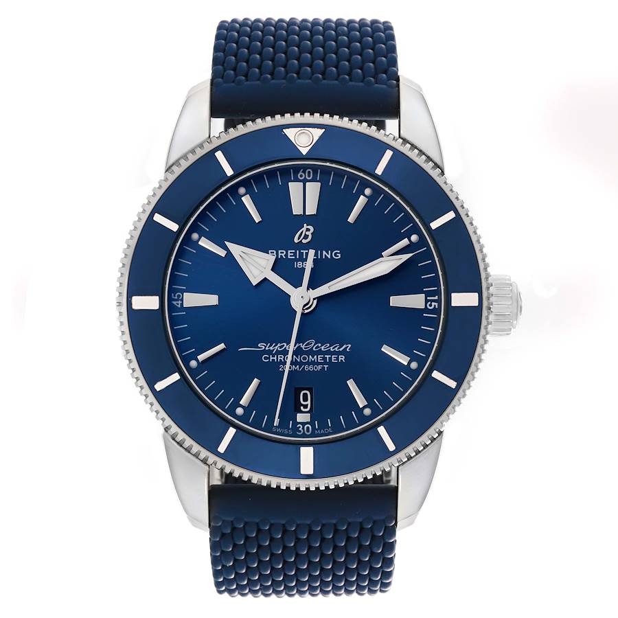 Breitling Superocean Heritage B20 44 Blue Dial Bezel Mens Watch AB2030