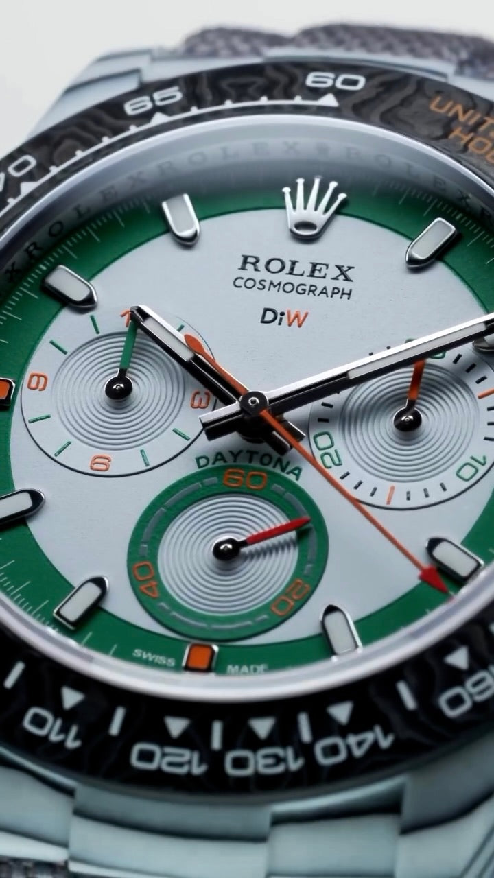 The Ultimate Golfer's Watch: DiW Rolex Daytona with ALPINE Design