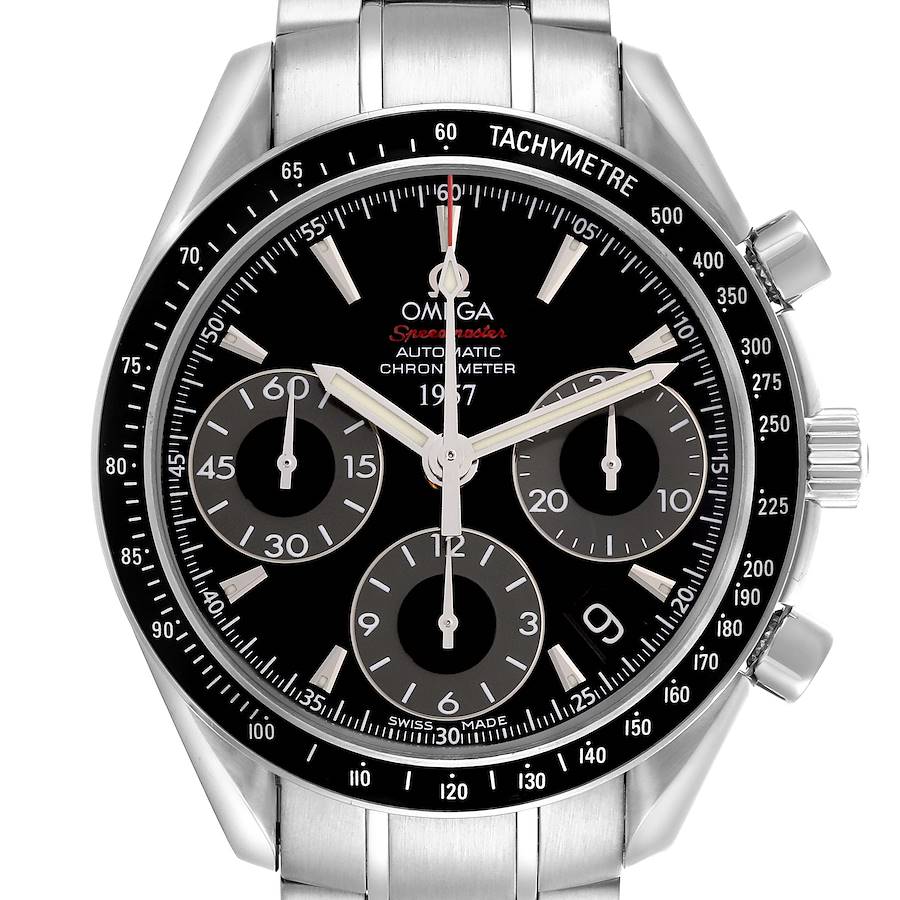 Omega Speedmaster Day Date Black Dial LE Mens Watch 323.30.40.40.01.001