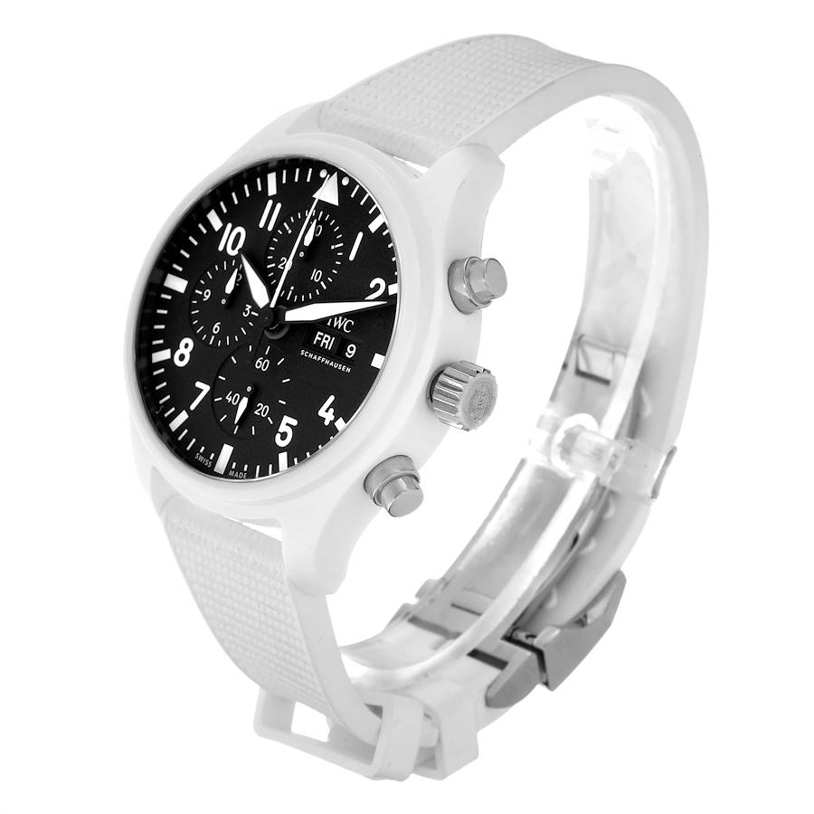IWC Pilot Top Gun Chronograph Ceramic Mens Watch IW389105
