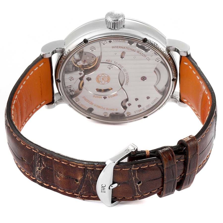 IWC Portofino 8 Days Power Reserve 45 Steel Mens Watch IW516201