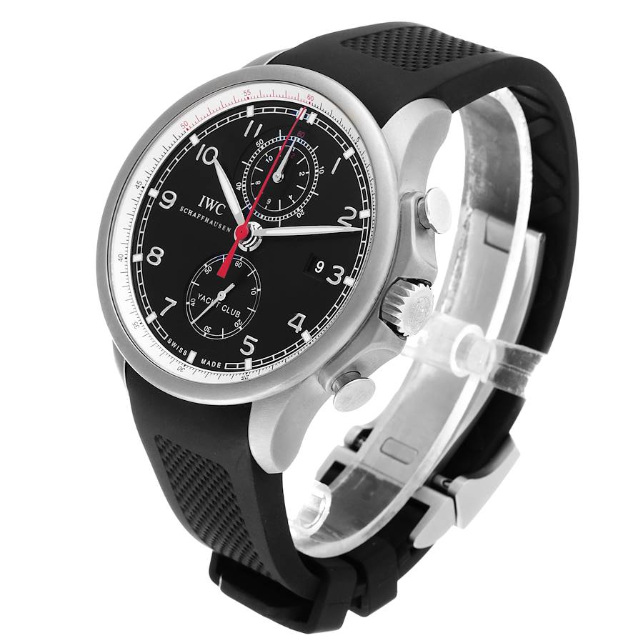 IWC Portuguese Yacht Club Chronograph Titanium Volvo Limited Edition Mens Watch IW390212
