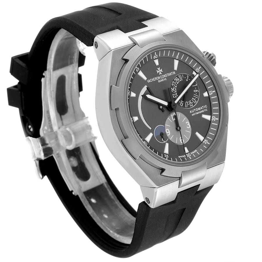 Vacheron Constantin Overseas Dual Time Grey Dial Mens Watch 47450