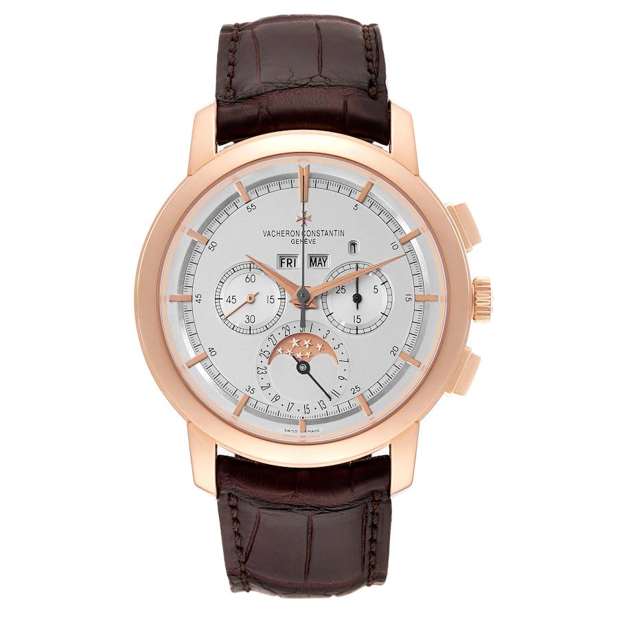 Vacheron Constantin Traditionnelle Perpetual Calendar Rose Gold Mens Watch 47292/000R
