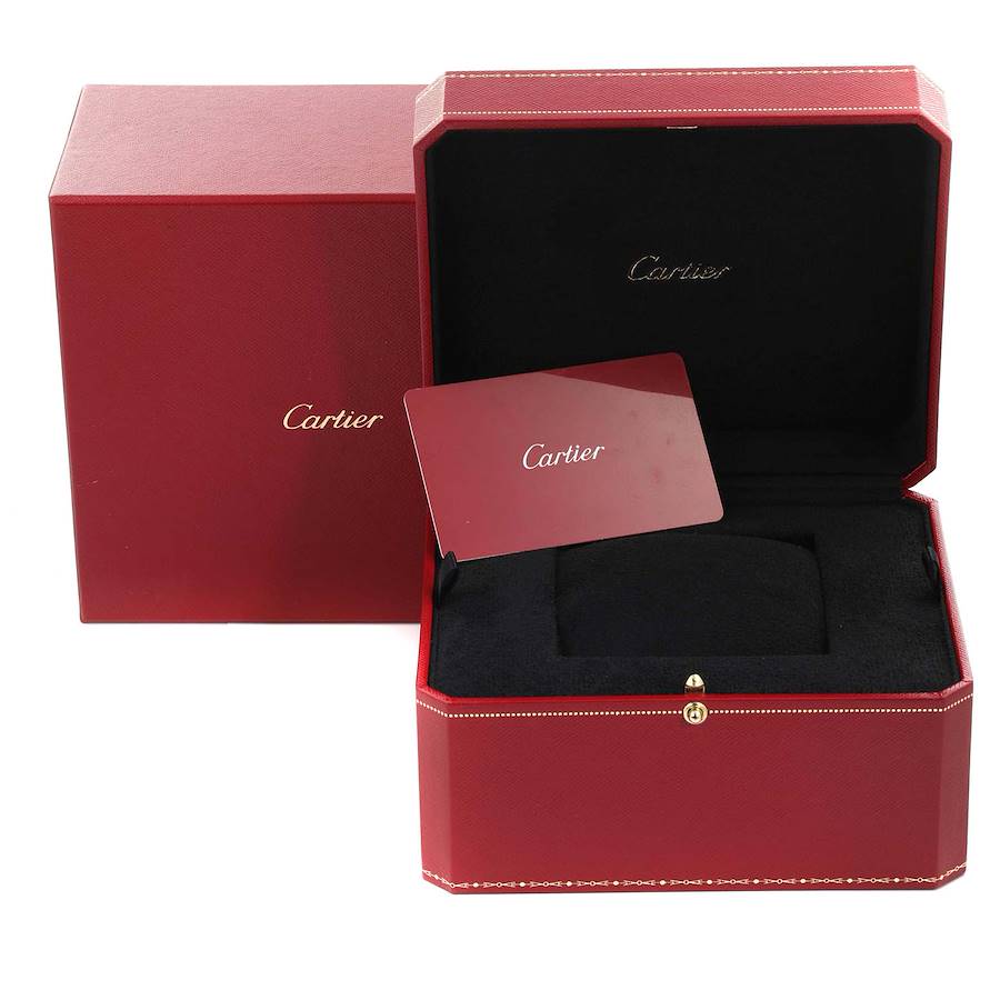 Cartier Ballon Bleu Mother of Pearl Rose Gold Diamond Watch WE902018