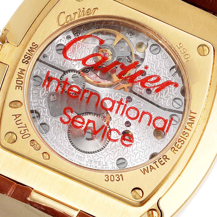Cartier Baignoire XL Yellow Gold Diamond Ladies Watch WB520005