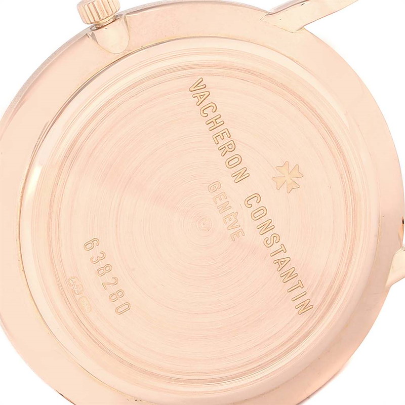Vacheron Constantin Patrimony 18K Rose Gold Ultra Thin Mens Watch 33093
