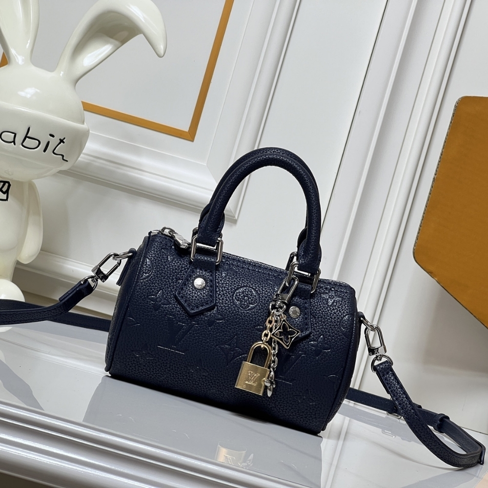 Louis Vuitton Nano Speedy Shimmery Ink 16Cm M26510