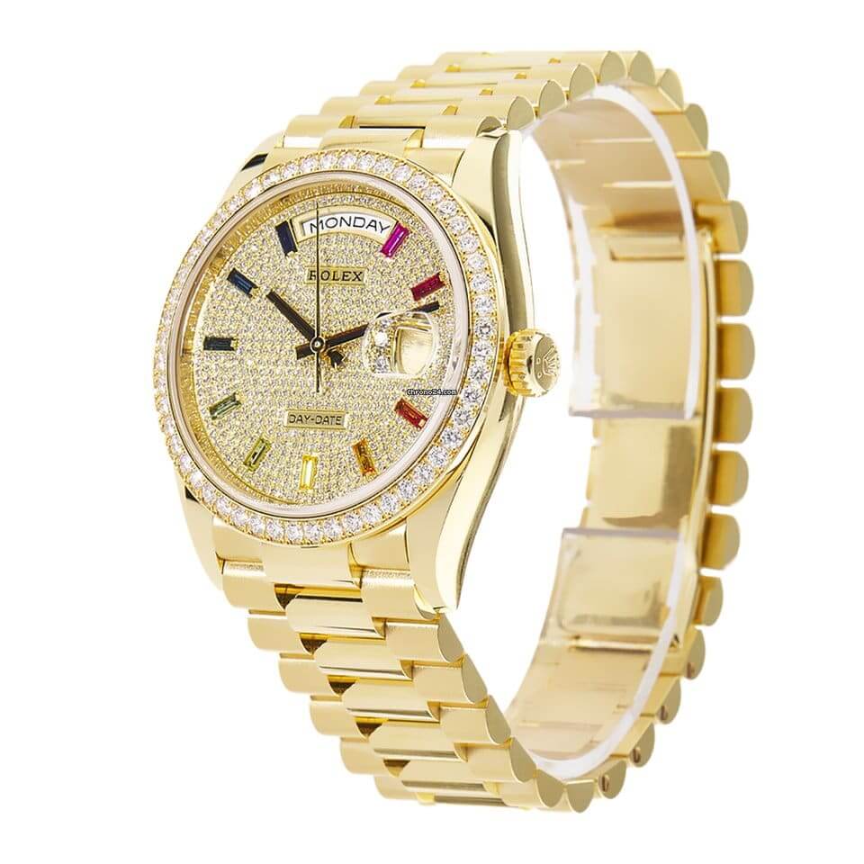 Rolex Day-Date 128348RBR Rainbow Super Clone