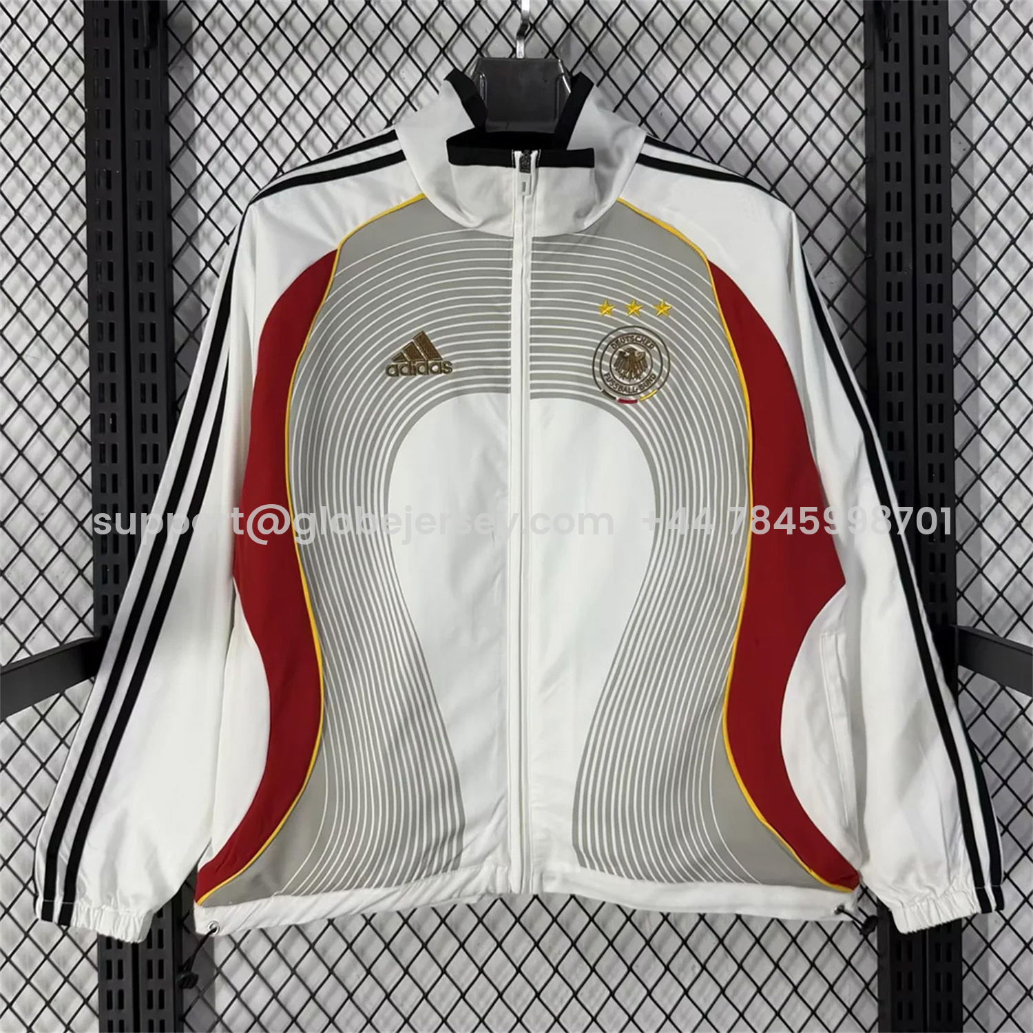 Germany 2026 Windbreaker Jacket - White
