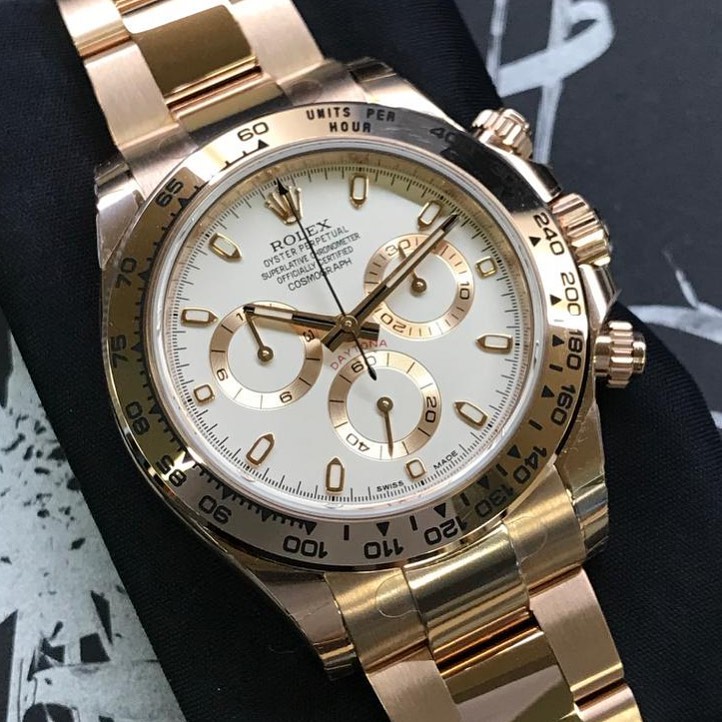 Rolex Cosmograph Daytona 18K Yellow Gold 116508 Series