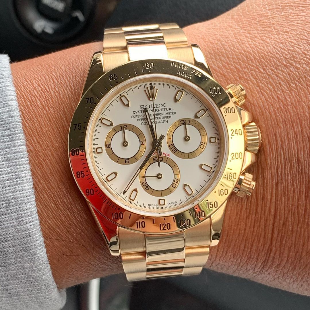 Rolex Cosmograph Daytona 18K Yellow Gold 116508 Series