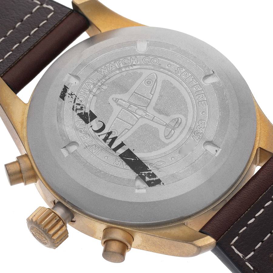 IWC Pilot Chronograph Spitfire Bronze Mens Watch IW387902