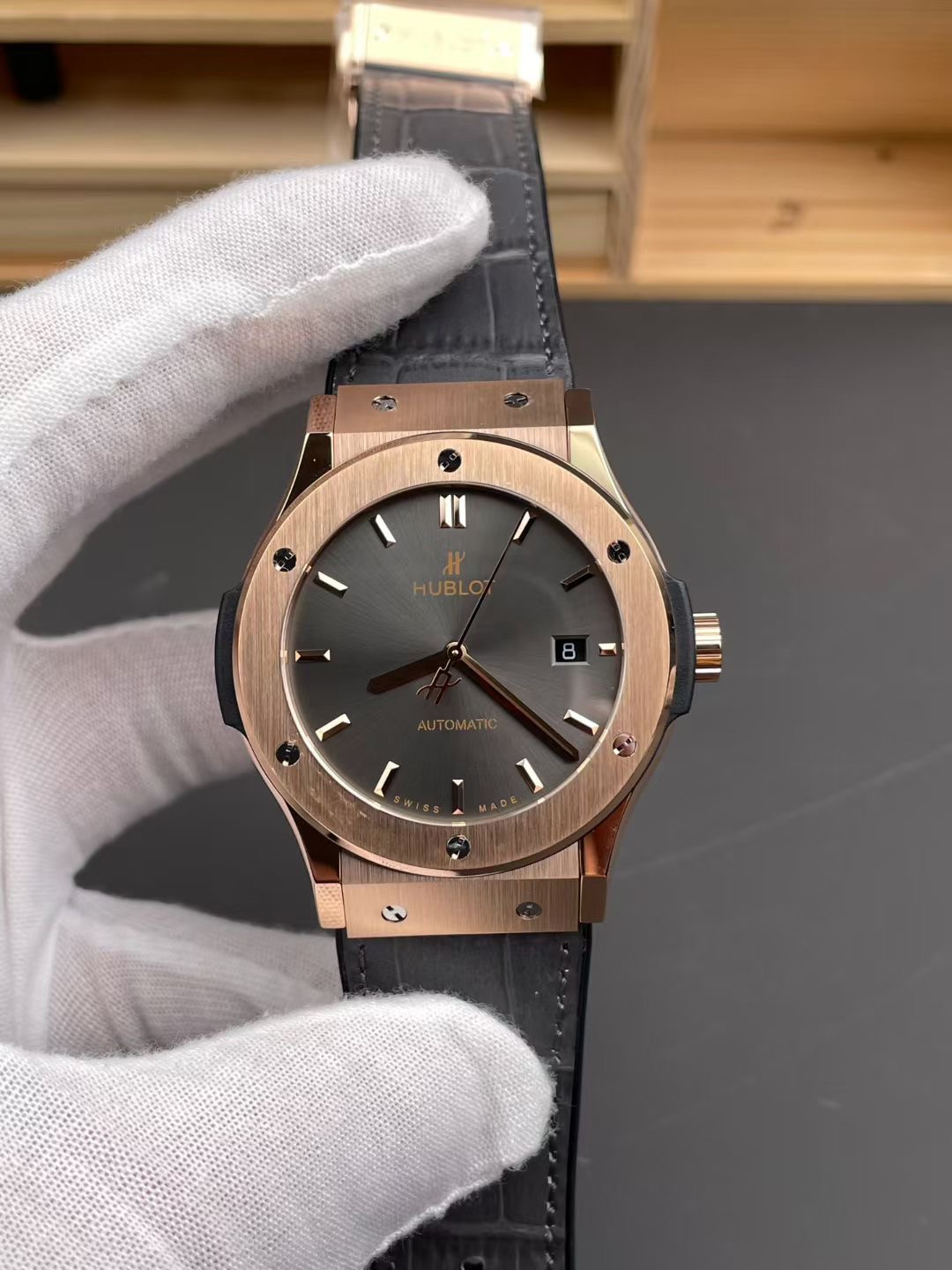 Classic Fusion 1st Gen Rose Gold Grey Dial