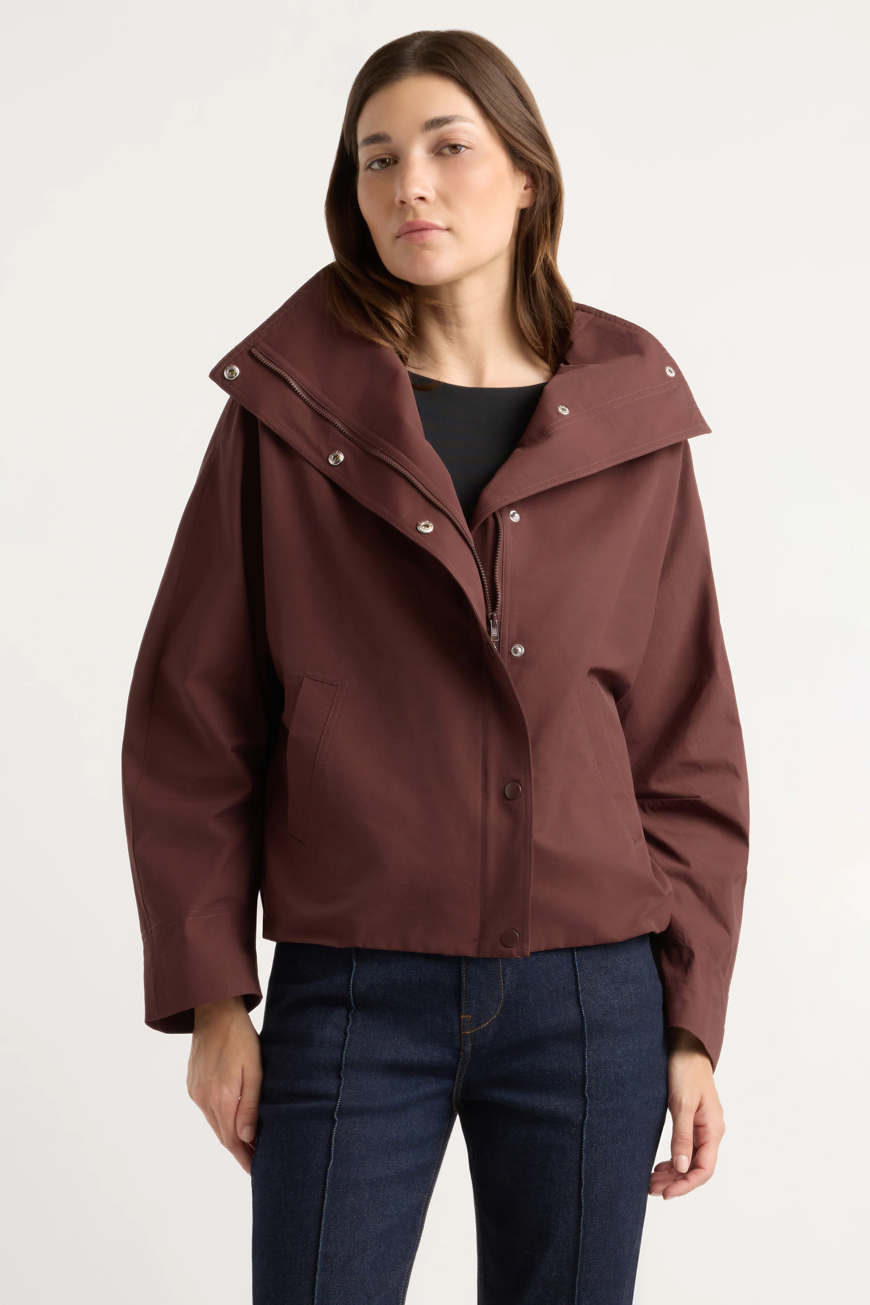 Padma Two-Way Zip Collared Jacket