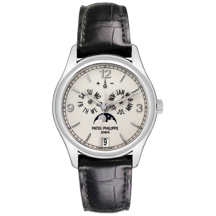 Patek Philippe Complications Annual Calendar White Gold Mens Watch 5146G