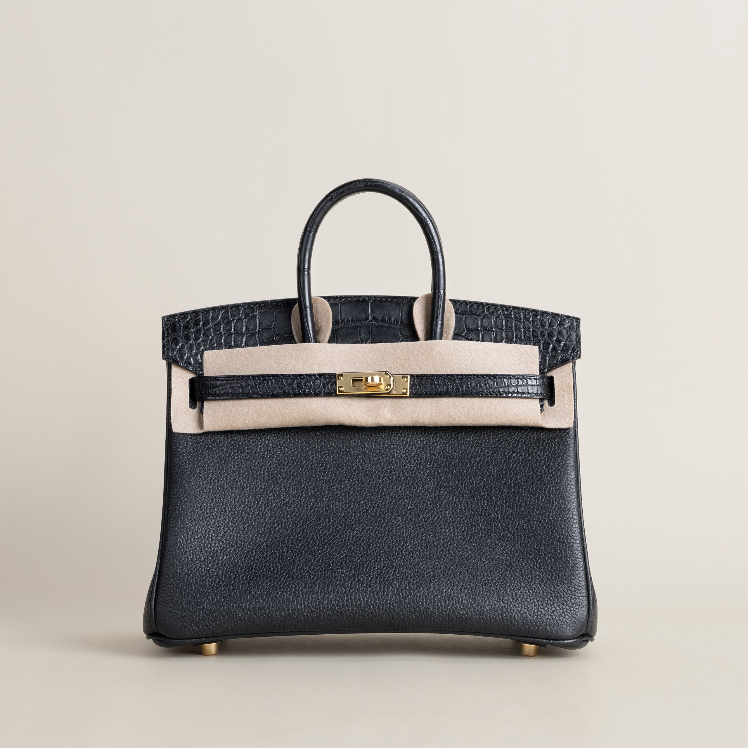 Birkin 25 togo touch matt black GHW