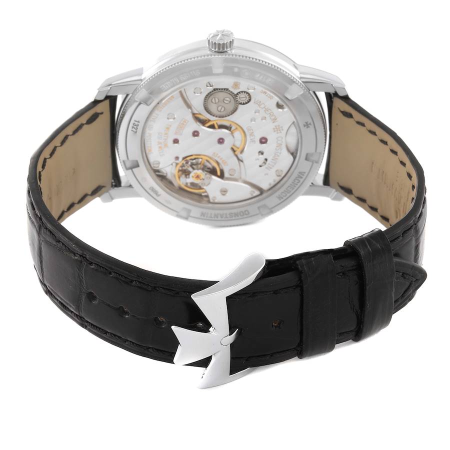 Vacheron Constantin Traditionnelle Platinum Grey Dial Mens Watch 82172