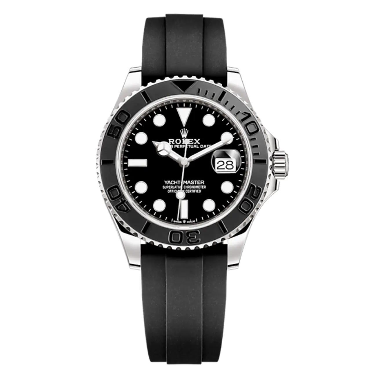 2024 Newest Rolex Yacht-Master 42 Black Dial RLX Titanium Men's Watch 226627-0001