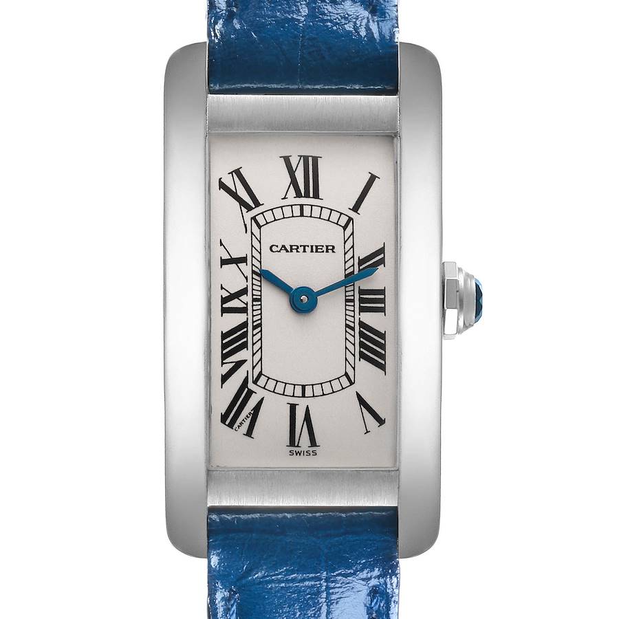 Cartier Tank Americaine White Gold Silver Dial Ladies Watch W2601956