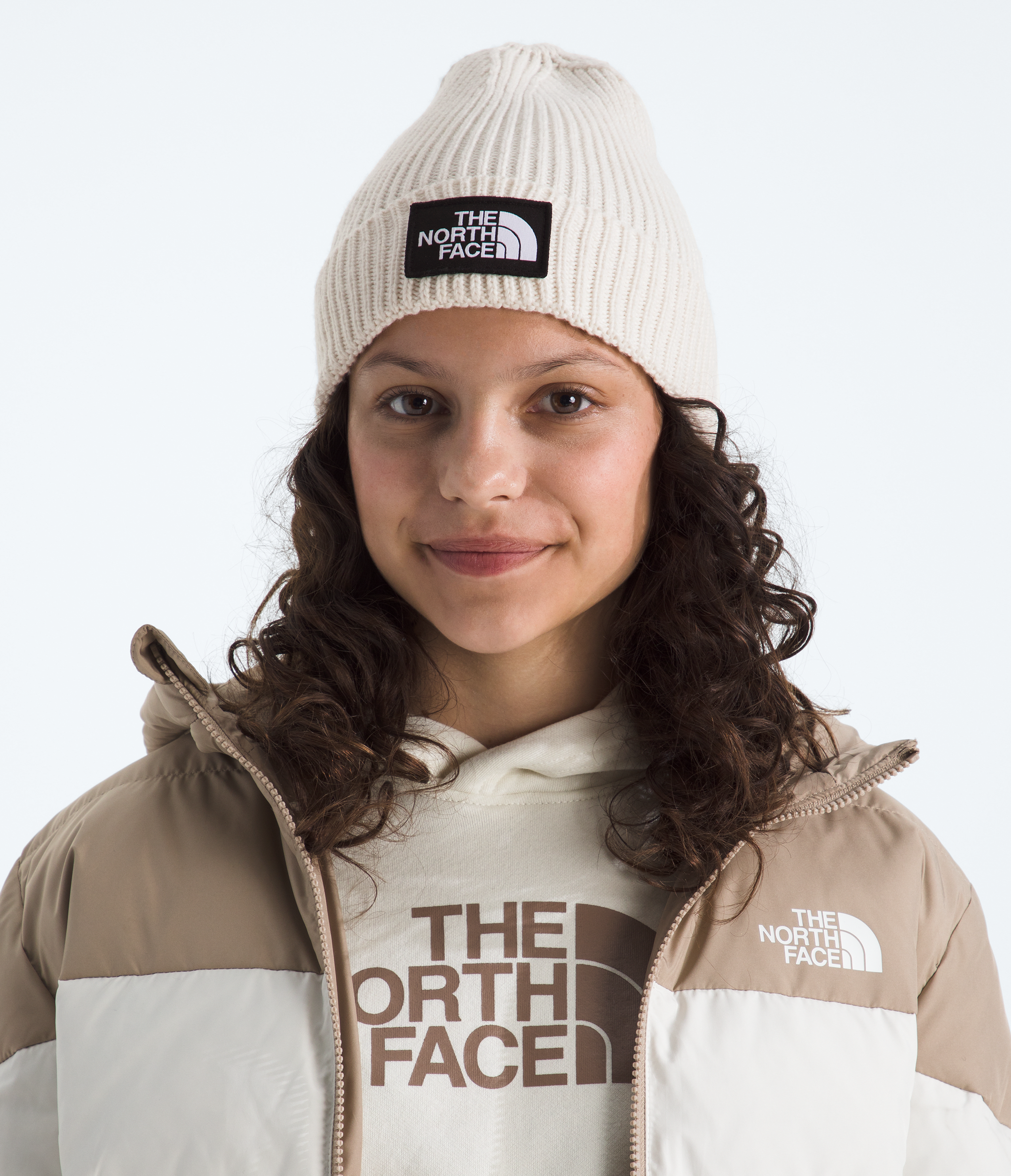 Kids’ TNF™ Logo Box Cuffed Beanie
