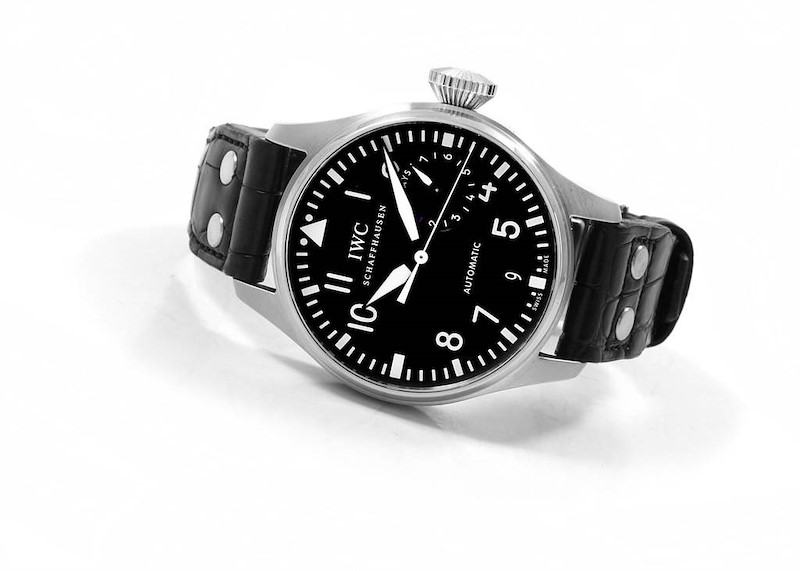 IWC Big Pilot Automatic Stainless Steel Black Dial Mens Watch IW500901