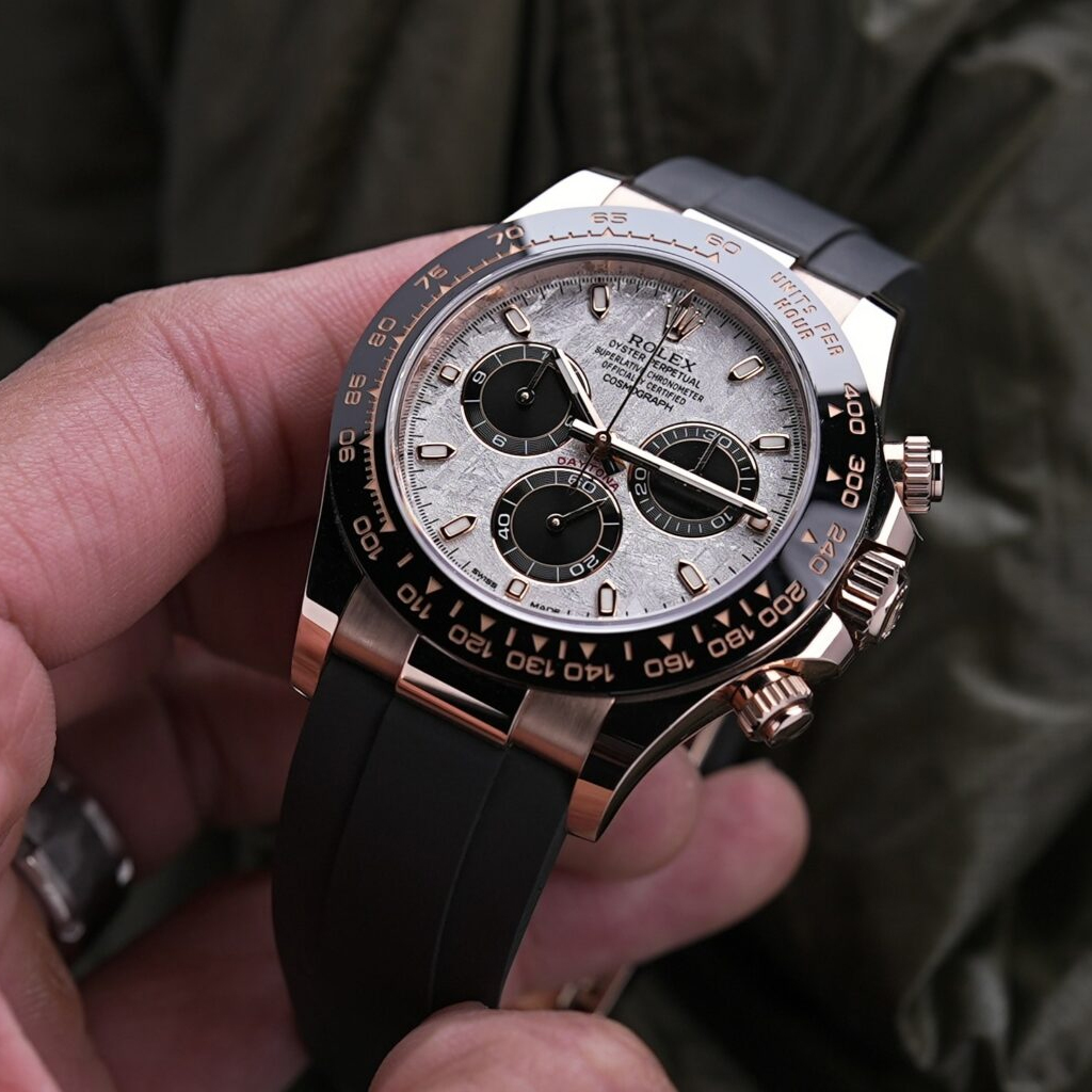 Rollie-The Crown Cosmograph Daytona Yellow Gold Meteorite Roes gold/gold/silver