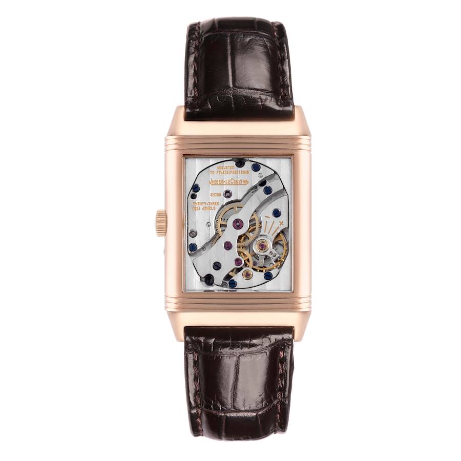 Jaeger LeCoultre Reverso Sun Moon Rose Gold Mens Watch 270.2.63 Q2752420