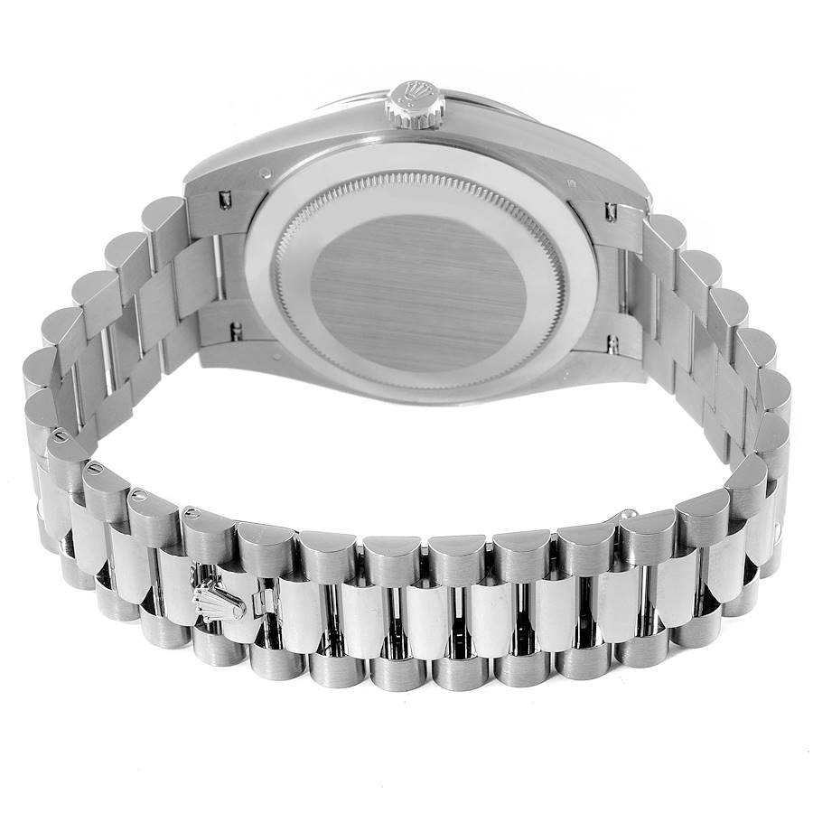 Rolex Day-Date 40 President White Gold Diamond Mens Watch 22834