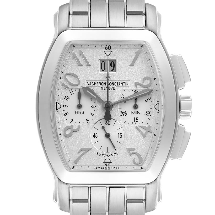 Vacheron Constantin Royal Eagle Chronograph Silver Dial Steel Mens Watch 49145
