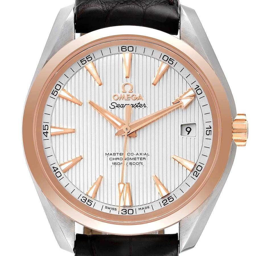 Omega Seamaster Aqua Terra Steel Rose Gold Mens Watch 231.23.42.21.02.001