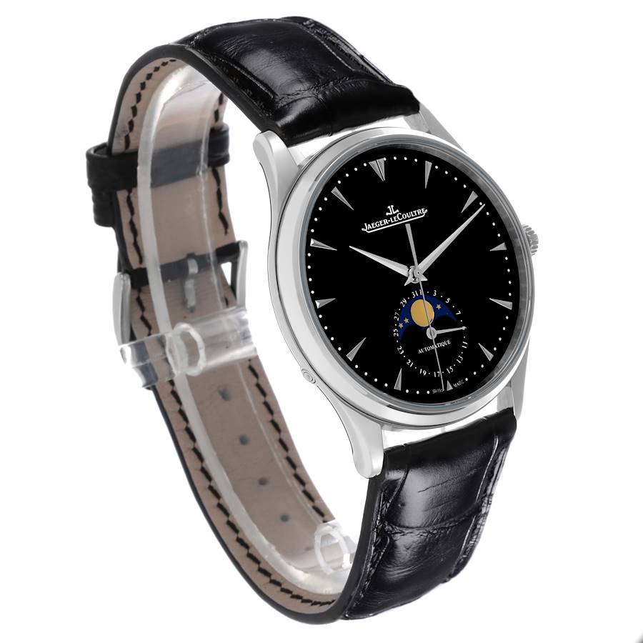 Jaeger LeCoultre Master UltraThin Moonphase Mens Watch 176.8.64.S Q1368470 Card