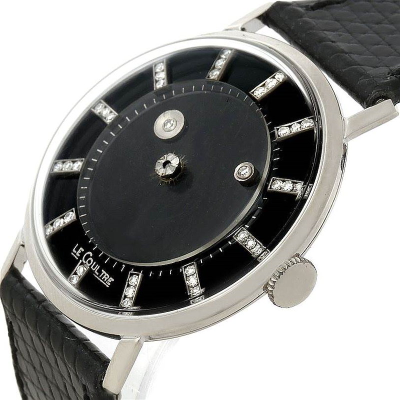 Vacheron Constantin Lecoultre Mystery Dial White Gold Diamond Watch